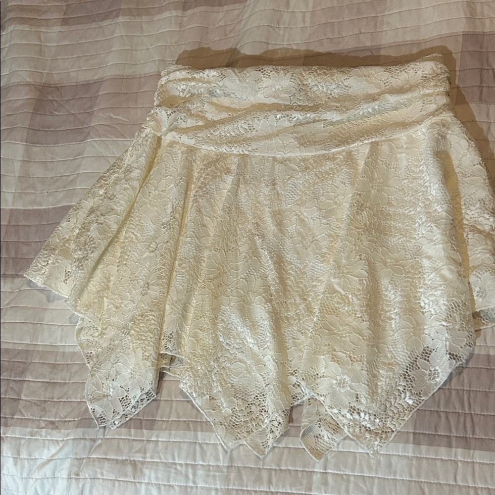 Windsor Cream Lace Skirt